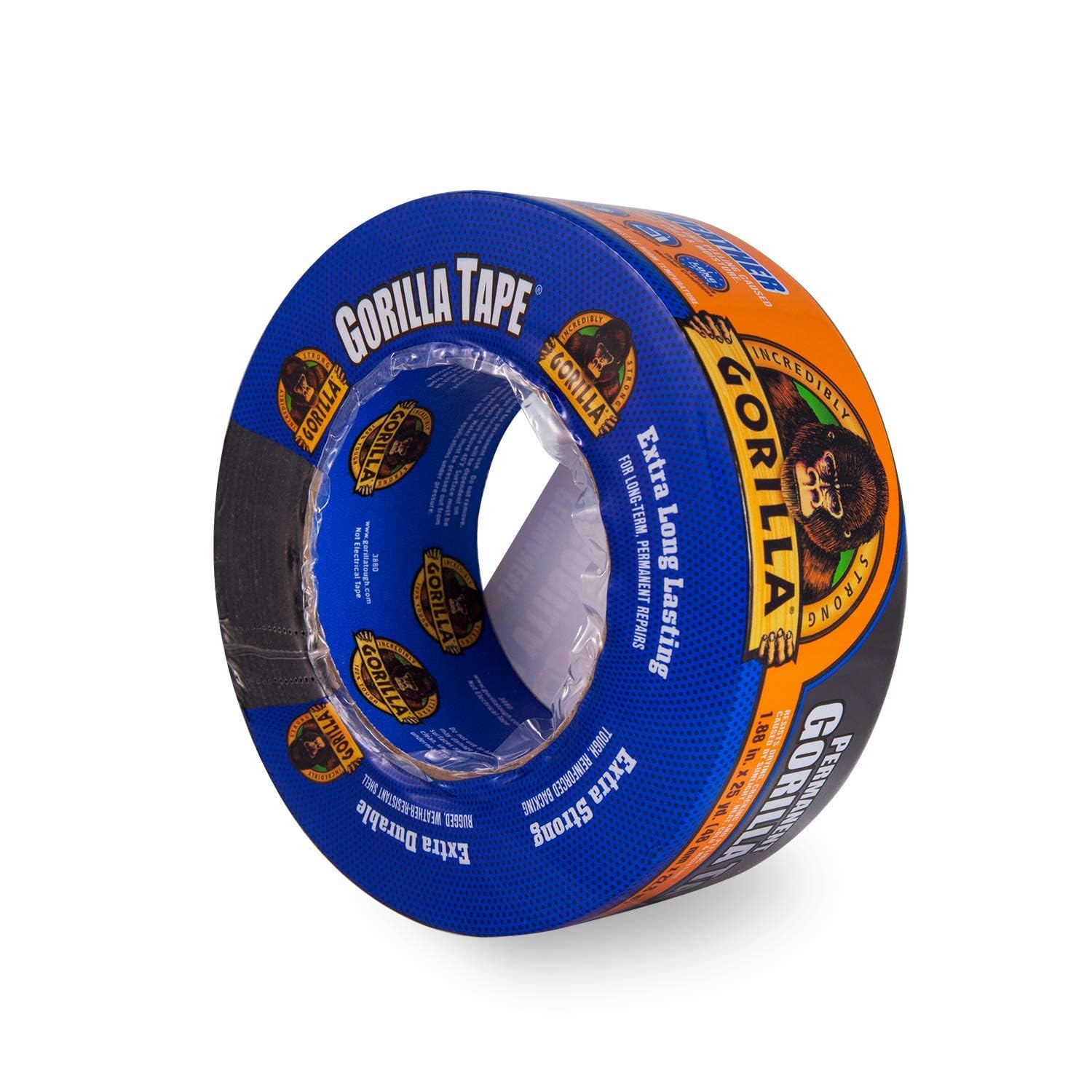 Gorilla All Weather Outdoor Waterproof Duct Tape, UV and Temperature Resistant, 1.88" x 25 yd, Black, (Pack of 1) - Image 3
